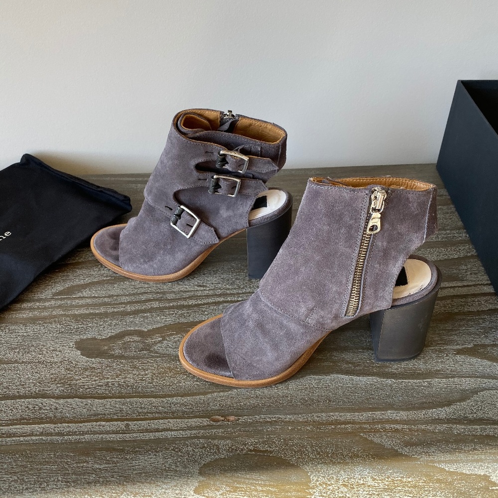 Rag & Bone Granite Marta Open Boots Size 5.5